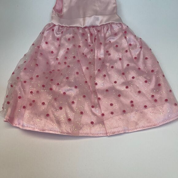 OG Dolls Battat Pink Doll Dress Sleeveless Polkadots - Picture 3 of 7